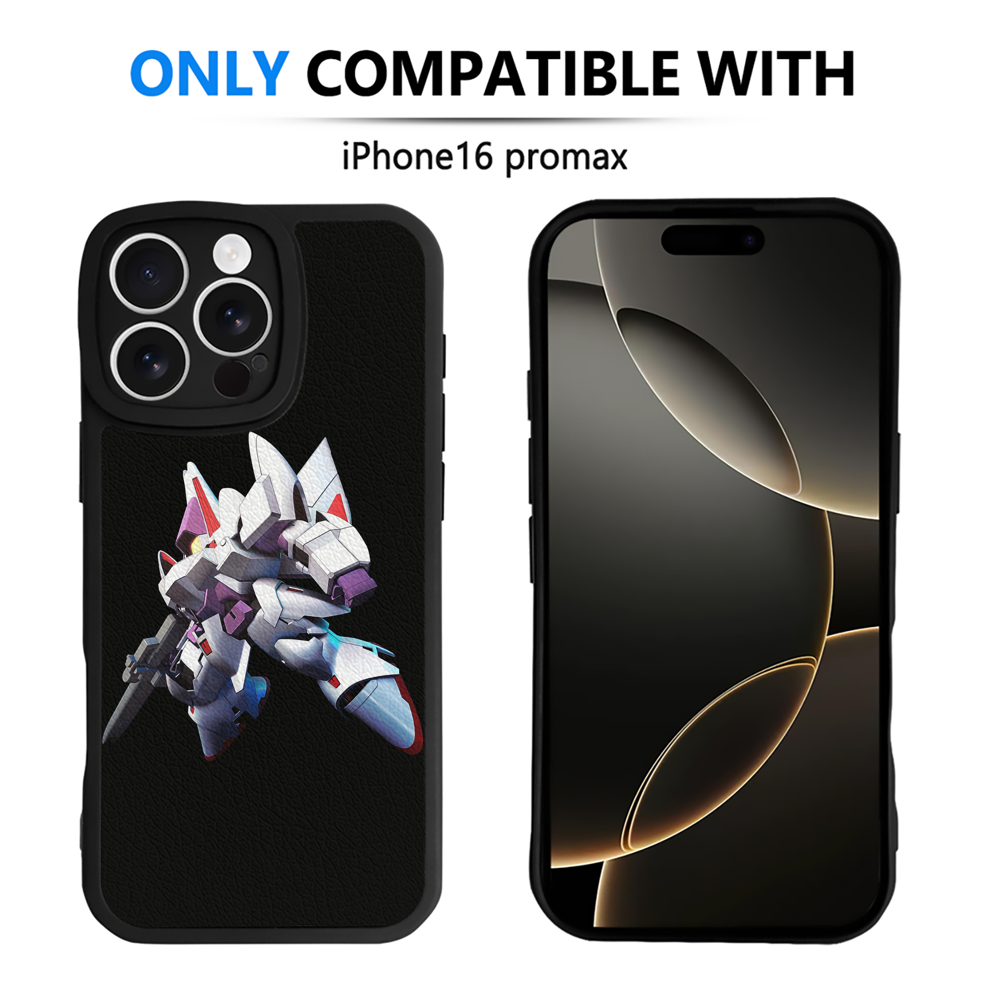 （画像用） 機動戦士ガンダム Mobile Suit Gundam 【iPhone 16シリーズ対応】シリコンスマホケース（レザー調） 材質：シリコン